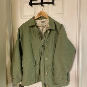 Northern reflections green canvas barn chore jacket size medium (fits large)